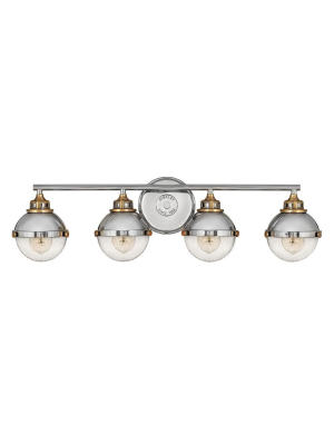 Hinkley Lighting Fletcher Four Light Vanity Sconce - Polished Nickel