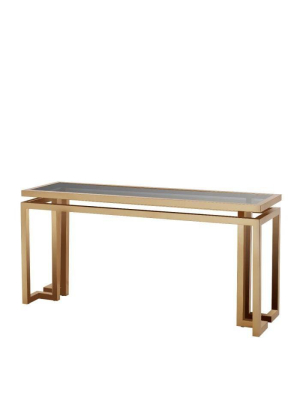 Eichholtz Palmer Console Table - Bronze & Black