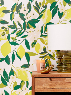 Lemons Removable Wallpaper