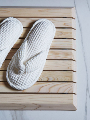 Hinoki Bath Mat - Square