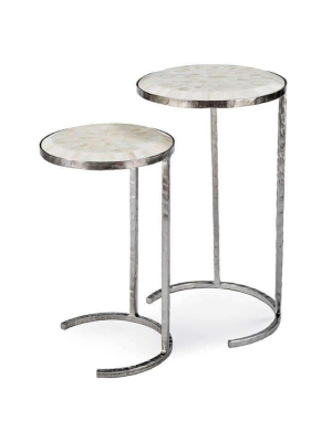 Bone Veneer Nesting Tables