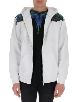 Marcelo Burlon County Of Milan Wings Printed Hooded Jacket