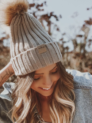 Tan Beanie