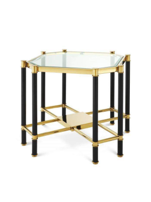 Eichholtz Florence Side Table - Black & Gold