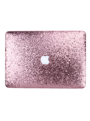 Rose Quartz Glitter Macbook Case