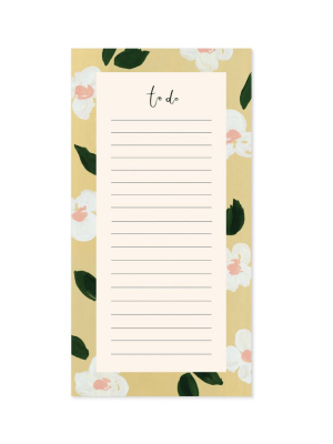 To Do Pad – Ochre Florals