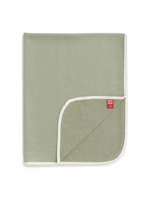 French Terry Blanket - Solid Sage