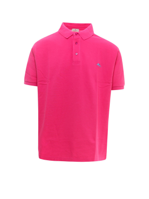 Etro Logo Embroidered Polo Shirt