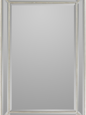 Regents Wall Mirror In Silver