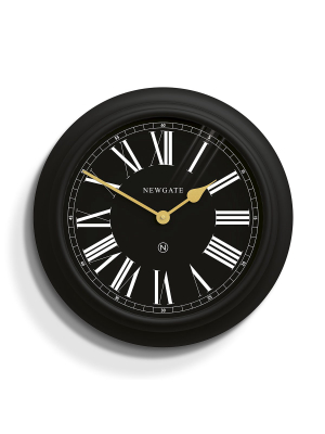 Chocolate Shop Wall Clock - Black