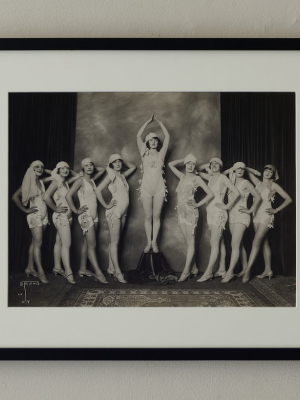 Collection Of 10 Burlesque Dancing Girl Photographs