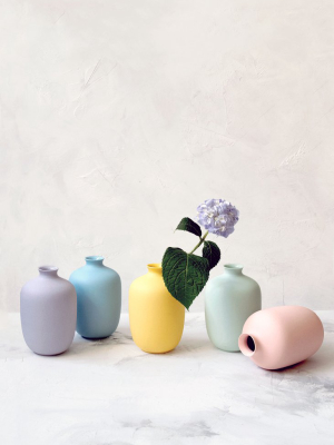 Color Clay Mini Vase, Plum