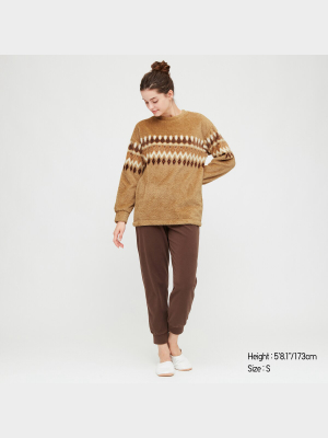 Women Fleece Long-sleeve Set (online Exclusive)