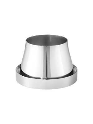 Terra Stainless Steel Pot And Saucer