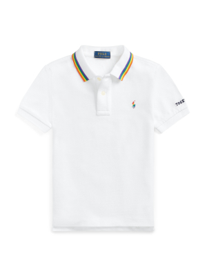 Pride Cotton Mesh Polo Shirt
