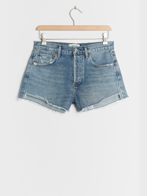 Agolde Parker Ultra High-rise Denim Shorts