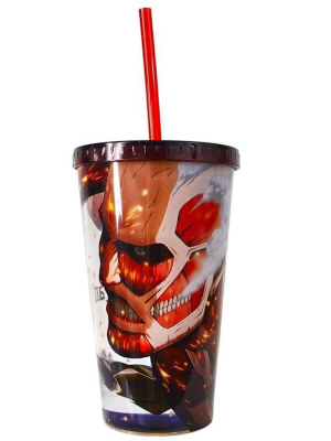 Just Funky Colossus Attack On Titan Travel Cup