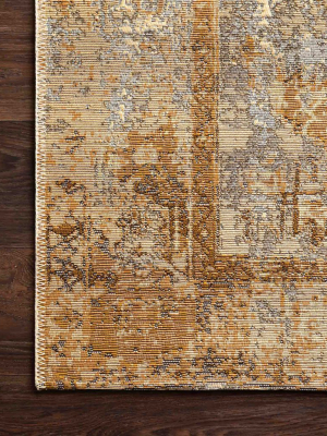 Mika Rug In Antique Ivory & Copper By Loloi