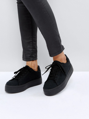 Asos Design Day Light Chunky Flatform Lace Up Sneakers