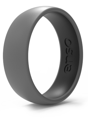 Dualtone Silicone Ring - Slate/obsidian