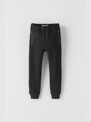 Plush Piqué Pants