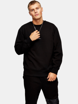 Signature Black Printed Sweatshirt