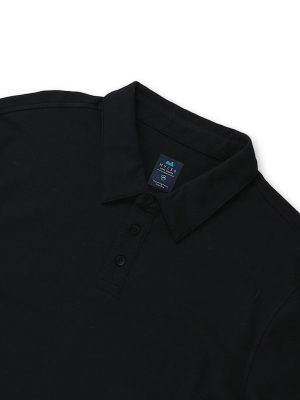 Tour Polo Long Sleeve In Black