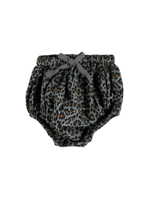 Tocoto Vintage Animal Print Bloomer - Grey