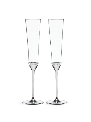 Take The Cake™ 2-piece Champagne Flute Set