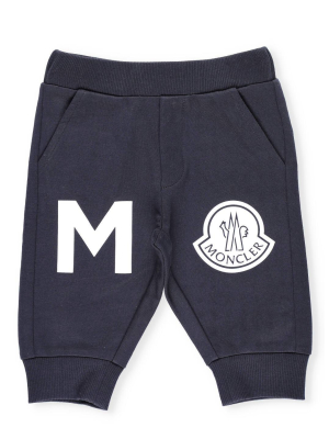 Moncler Enfant Logo Print Jogging Pants