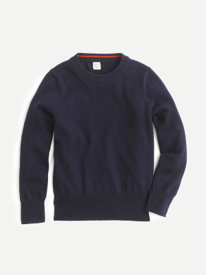 Boys' Cotton-cashmere Crewneck Sweater