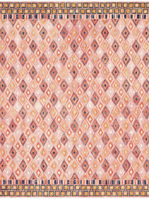 Loloi Rug Priti Prt-06, Pink/ Sunset