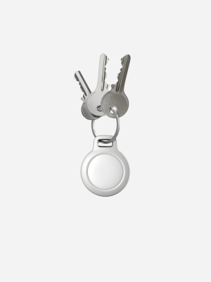 Rugged Keychain | Airtag | White