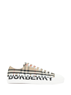 Burberry Logo Print Vintage Check Sneakers