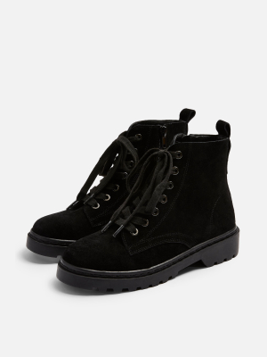 Bumble Suede Lace Up Boots