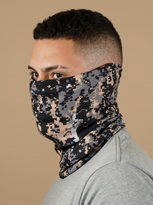 Gray Sand Digital Camo Neck Gaiter