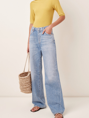 Annina Rigid High-rise Wide-leg Jeans