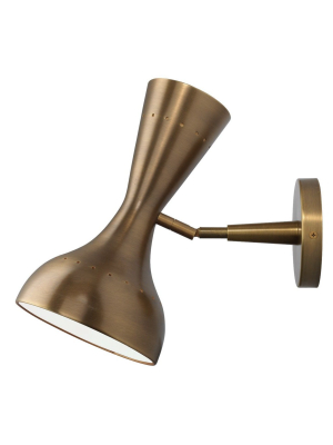 Pisa Sconce Antique Brass