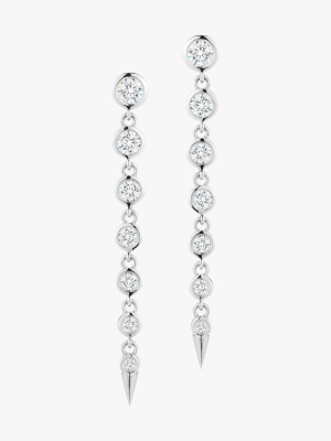 Prive Graduated Diamond Drop Earrings