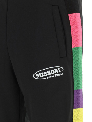 Palm Angels X Missoni Logo Print Track Pants