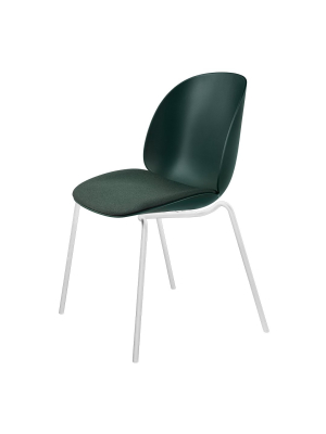 Beetle Dining Chair, Stackable - Seat Upholstered - Chrome Base