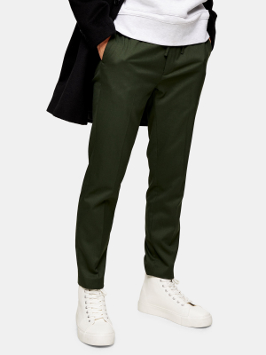 Green Skinny Sweatpants