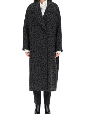 Valentino Leopard Print Coat