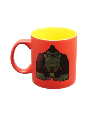 Just Funky Donkey Kong Foil Print 20oz Coffee Mug