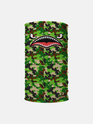 War Shark Jungle Camo Neck Gaiter