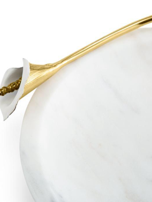 Calla Lily Marble Dish