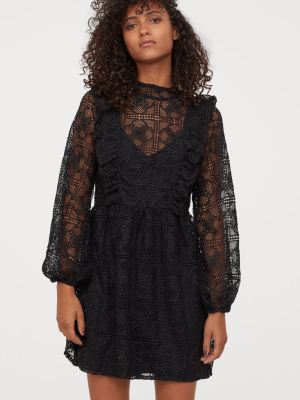 Ruffled Lace Dress