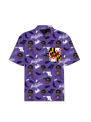 The Lamar Jackson | Purple Nflpa Hawaiian Shirt