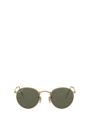 Ray-ban Round Frame Polarised Sunglasses