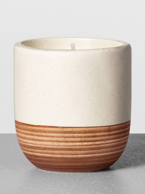 4.2oz Mini Ceramic Candle Redwood - Hearth & Hand™ With Magnolia